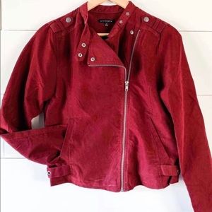 New with Tag, burgundy Motto Jacket